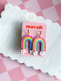 Rainbow Bloom Dangles