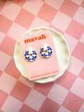 Casa Azul Medallion Studs