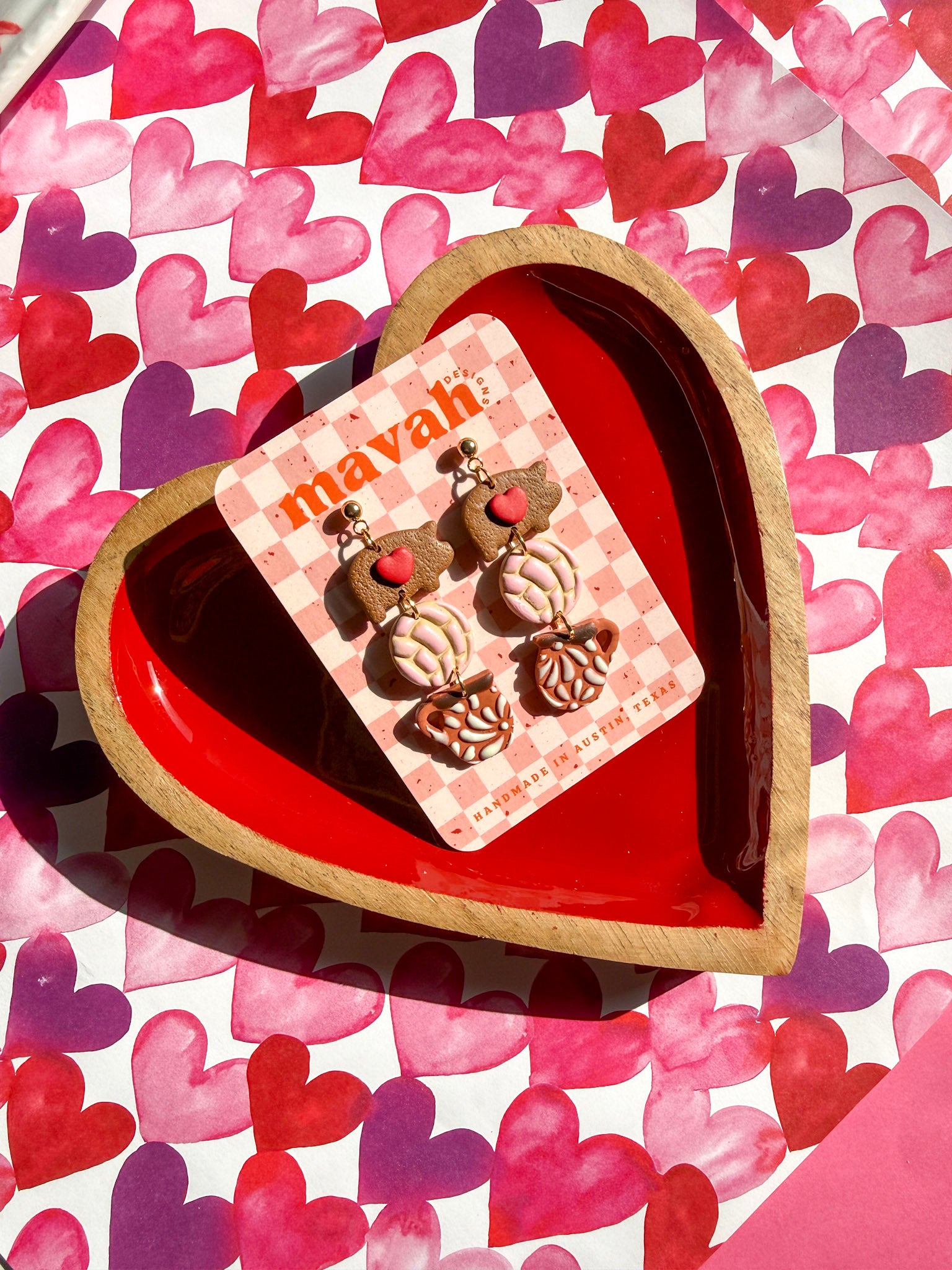Mexican Sweets Valentine Earrings