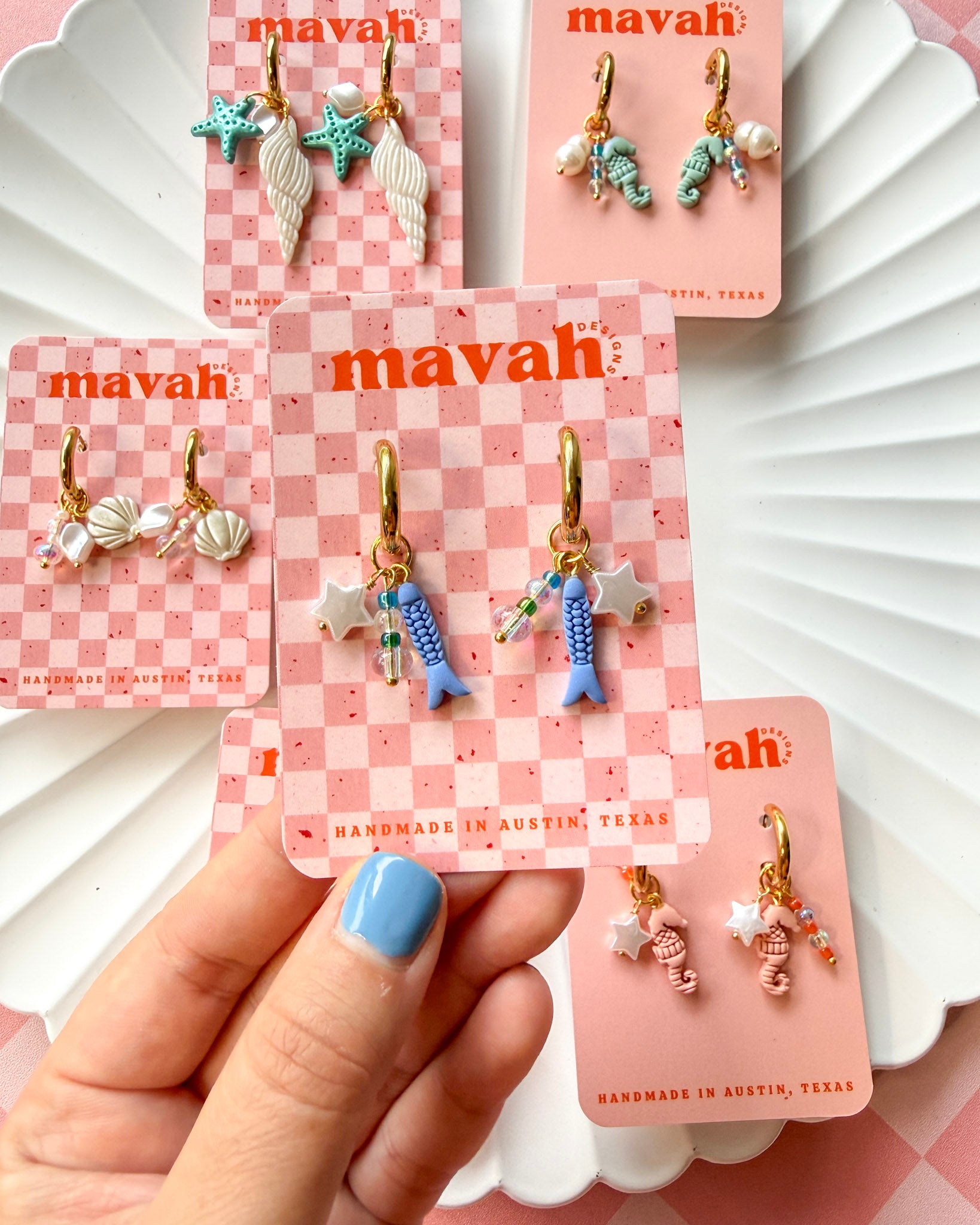 Coastal Charm Hoops