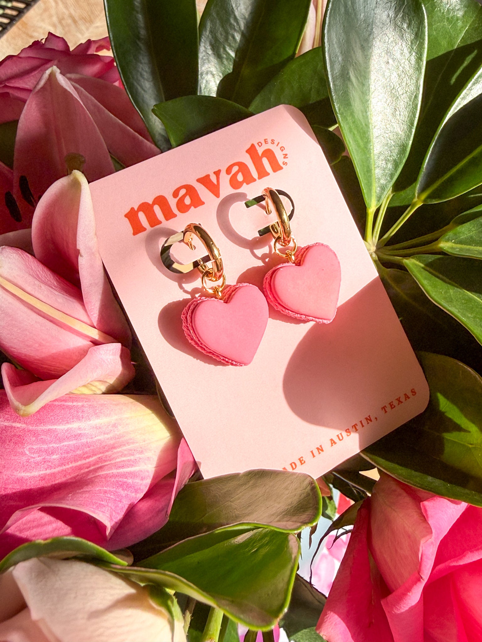 Heart Macaron Dangles