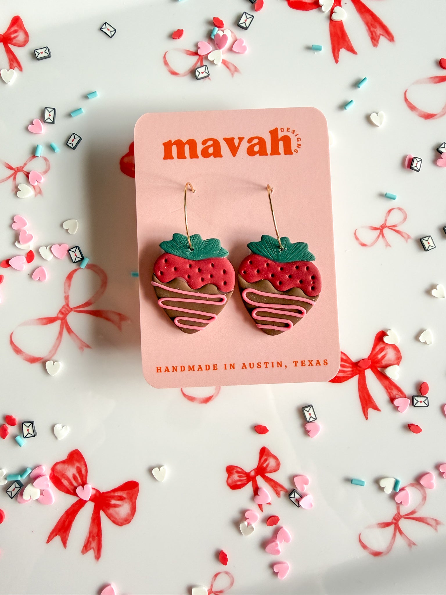 Chocolate Covered Strawberry Hoops