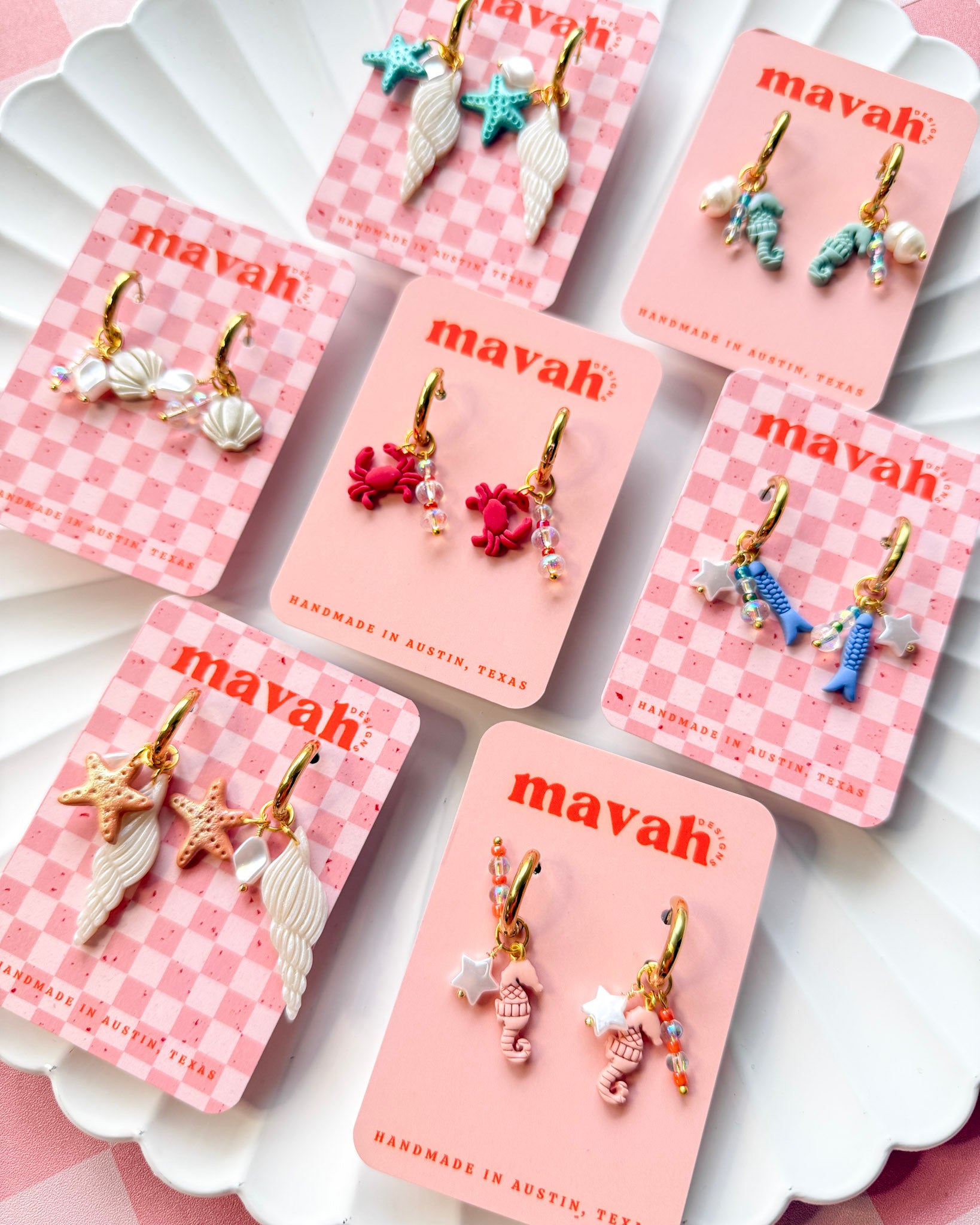 Coastal Charm Hoops