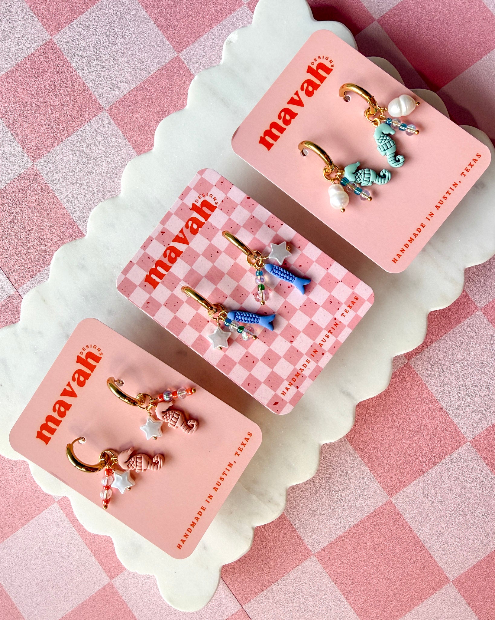 Coastal Charm Hoops