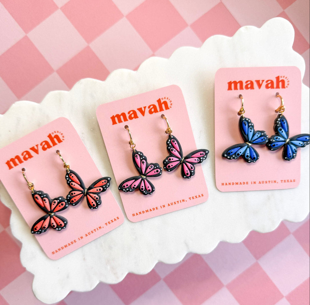 Monarch Butterfly Earrings