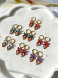 Football Bow Earrings: Polymer Clay Team Spirit Dangles - Texas & NFL