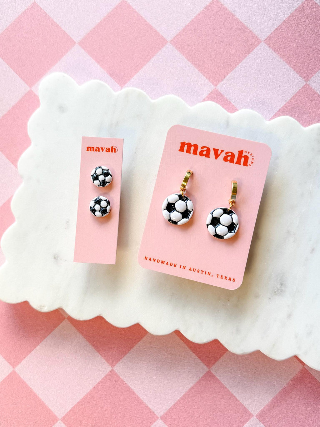 Soccer Ball Earrings Soccer Earrings for Women World Cup Earrings  Soccer Fan Jewelry __etsy:8174403391
