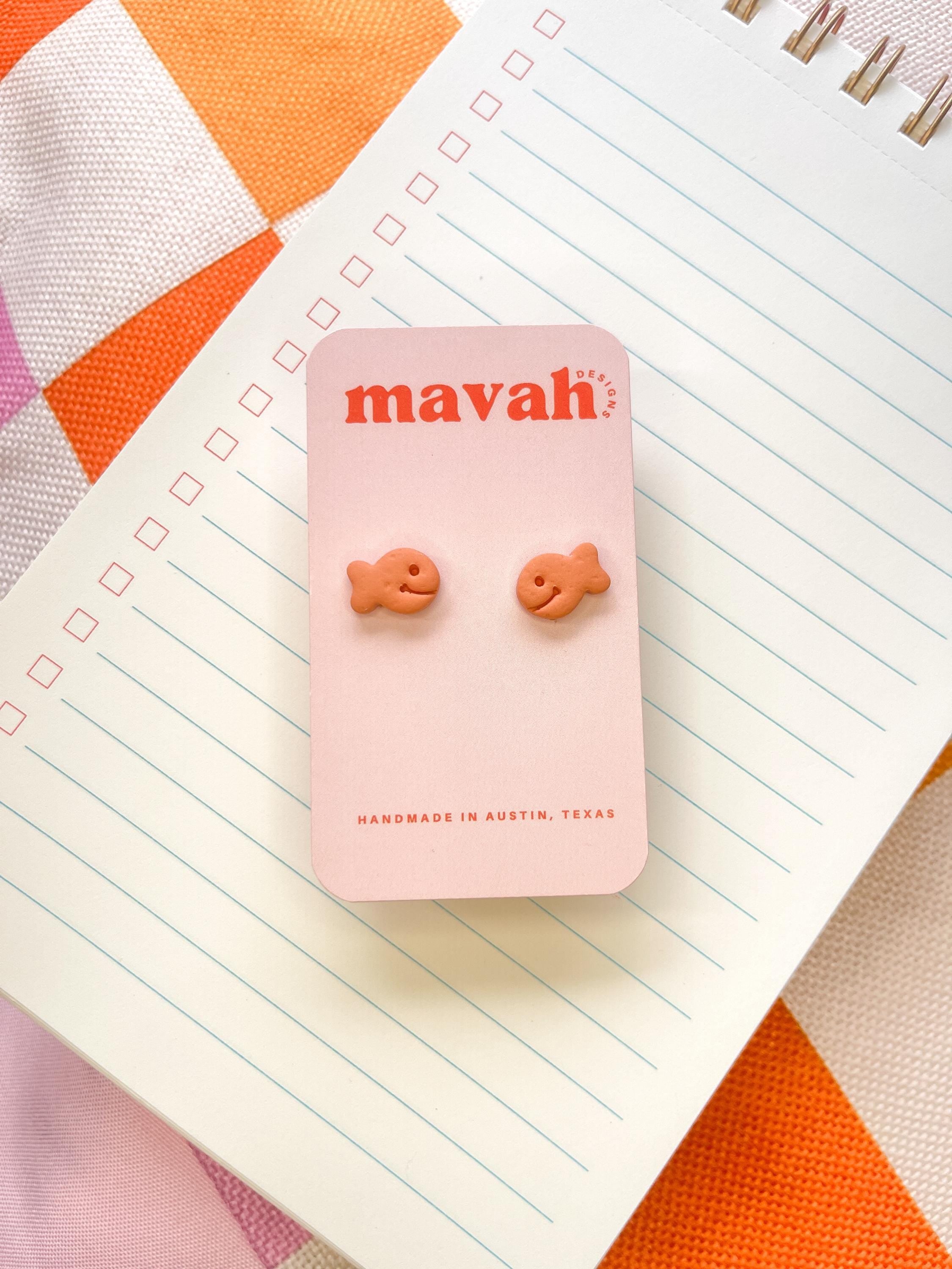 Polymer Clay Teacher Stud Earrings: Apple, Earth, Paint Palette