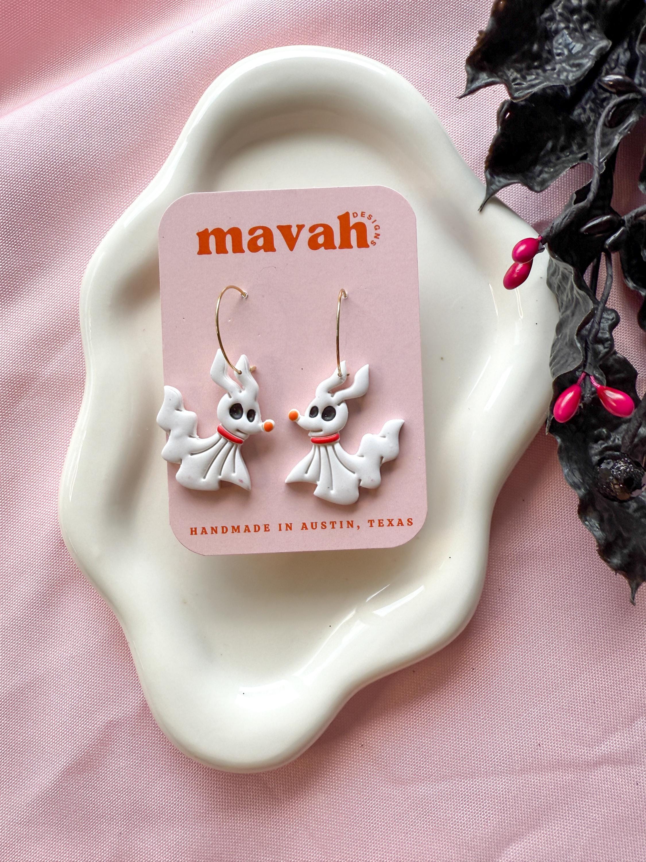Halloween Earrings – Poison Apple Hoops, Jack O’Lantern Dangles, Zero Ghost Dog Hoops | Nightmare Before Christmas Jewelry
