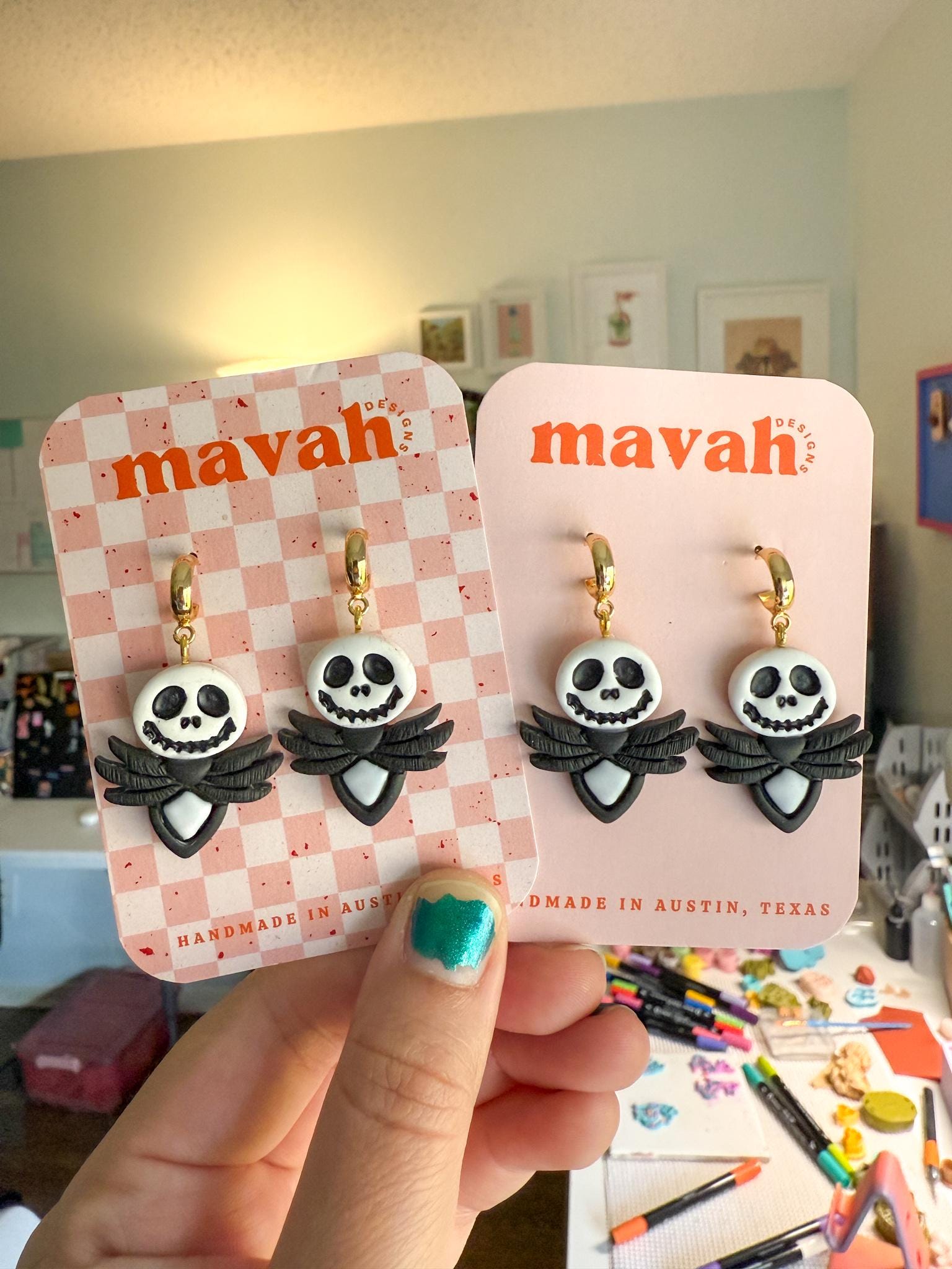 Halloween Earrings – Poison Apple Hoops, Jack O’Lantern Dangles, Zero Ghost Dog Hoops | Nightmare Before Christmas Jewelry