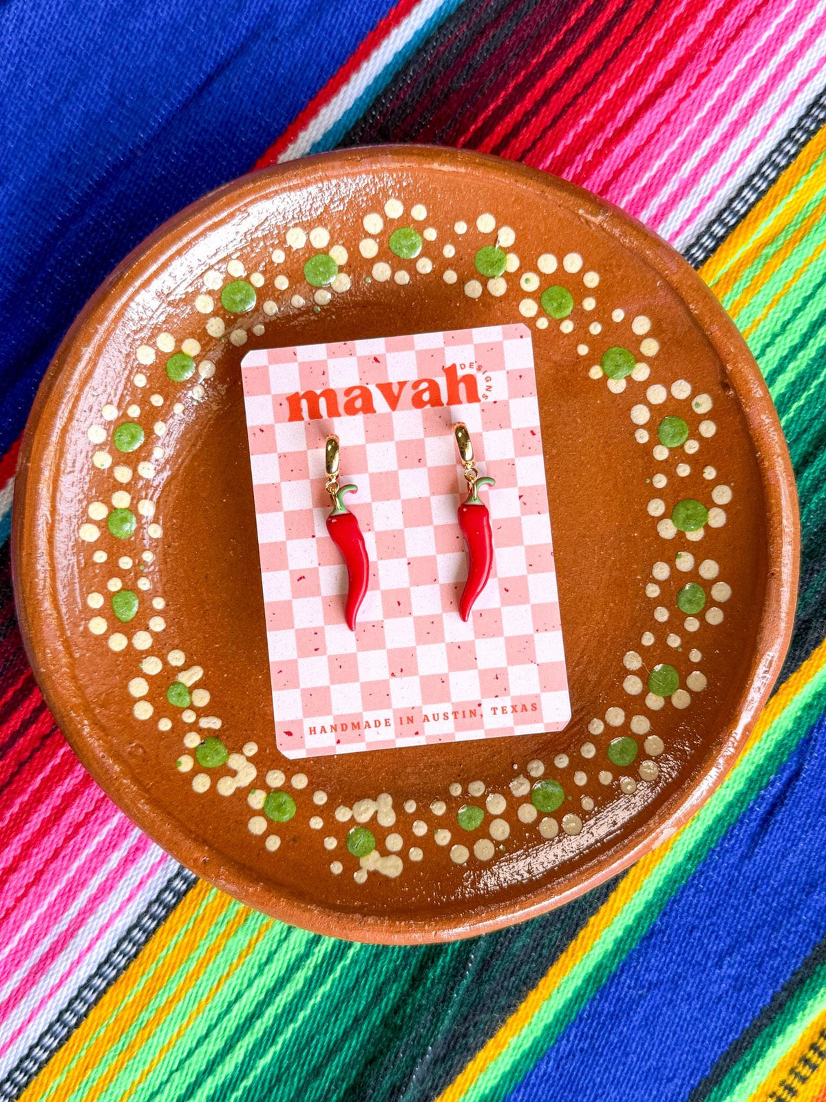 Chile Pepper Earrings, Mexican Food Earrings, Red Chili Earrings, Mexican Earrings, Spicy Food Jewelry
