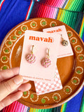 Handmade Polymer Clay Pan Dulce Earrings, Mexican Food Jewelry, Panaderia Style