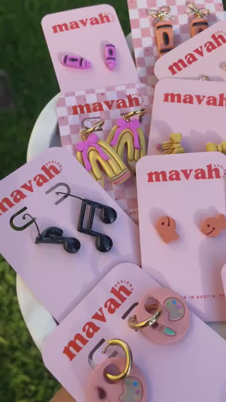 Crayon Earrings