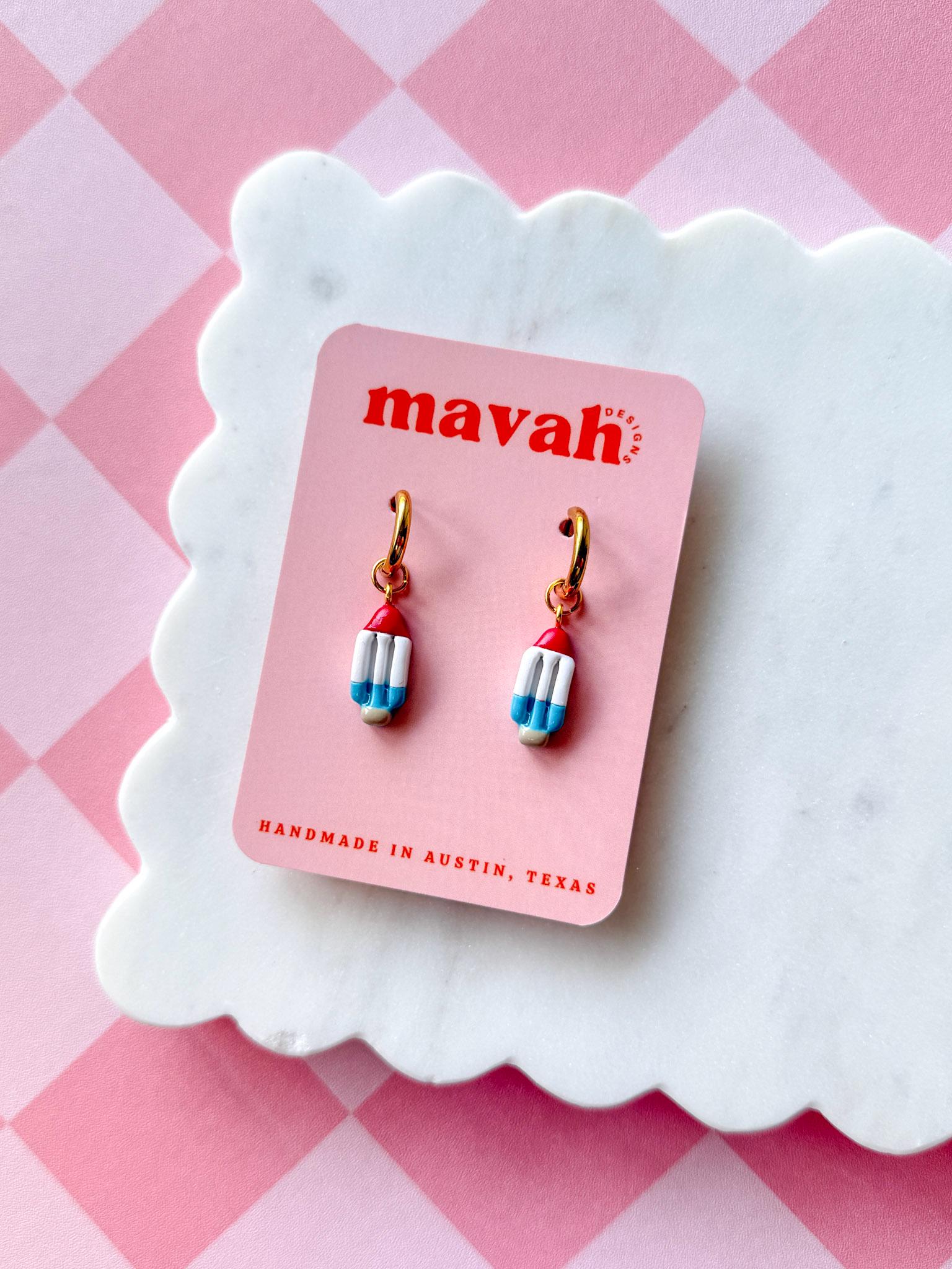 4th of July Charm Earrings Summer Treat Earrings Popsicle Earrings Hot Dog Earrings Corn Dog Earrings __etsy:8112425122
