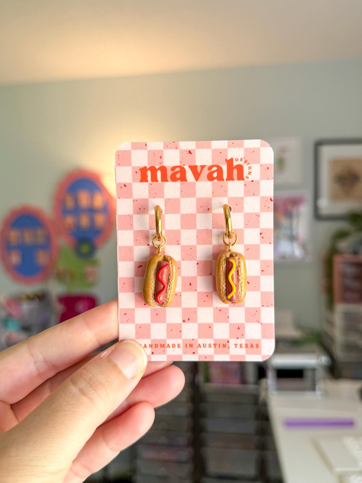 4th of July Charm Earrings Summer Treat Earrings Popsicle Earrings Hot Dog Earrings Corn Dog Earrings __etsy:8112425128